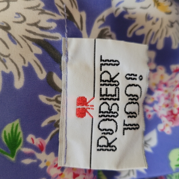 Vtg 80's floral mu mu dress bow size 16 w - Picture 6 of 6